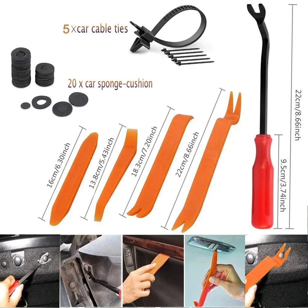 Auto Fastener Clip Mixed Car Body Push Retainer Pin Rivet Bumper Door Trim Panel Fastener Kit Car Clips Box or Bag packaging image 6