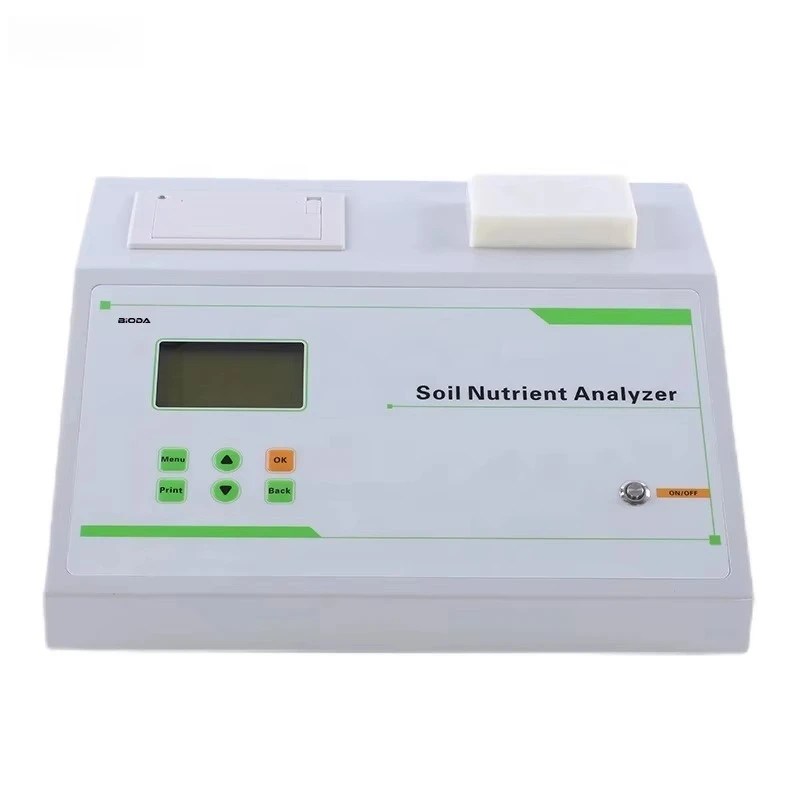Agricultural Soil N P K Organic Matter Salinity pH Analyzer High Accuracy Soil Nutrient Tester 1 Year Warranty