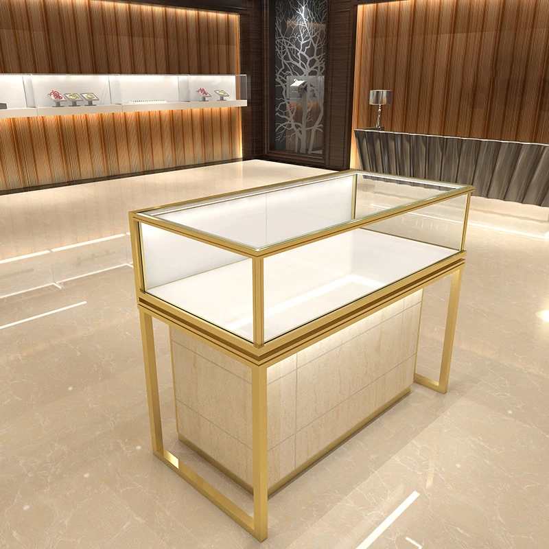 Custom.Jewelry Vitrine, Juweliergeschäft, Vitrine-Set, Schmuckvitrine aus Metall