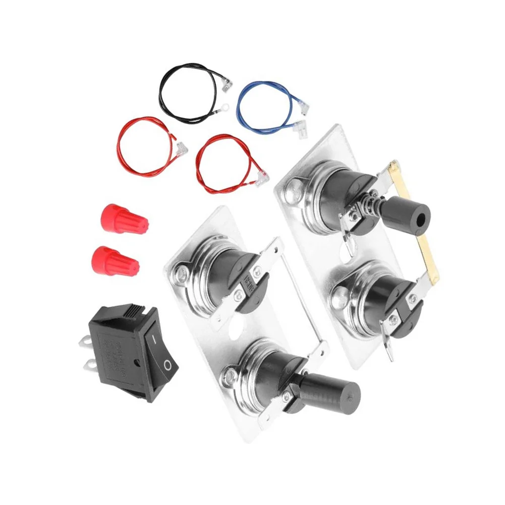 Thermostat and Limit Switch Kit for Suburban SW Series RV Water Heaters Direct Fit Replacement Includes Power Rocker Switch