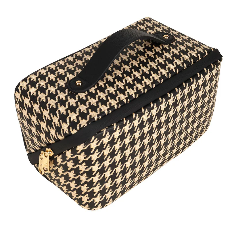 Wodoodporna kosmetyczka Pu o dużej pojemności Przenośna kosmetyczka podróżna Damska przenośna kosmetyczka Wielofunkcyjna torba do przechowywania