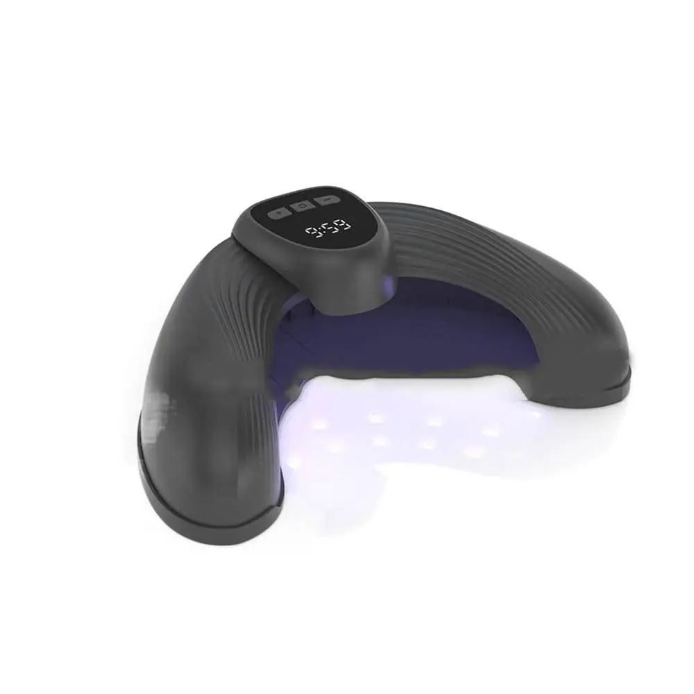 UV Led Nail Art-lamp met display Auto aan en 3-timer Opvouwbare nagelsneldroger Verstelbaar Effectief uithardingslamp verwijderen