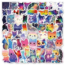 10/30/60PCS Color Star Cat Animal Sticker DIY Phone Laptop Luggage Skateboard Graffiti Decals Fun for Kid Gift