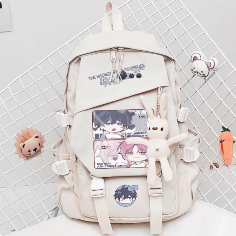 

Anime The Wicked Want to Rescue Schoolbag Backpack High-capacity Shoulder Bag Cosplay Travel Student Teenager B2126