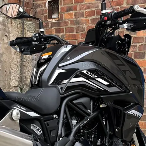 Benelli TRK 702 TRK702 2023 2024 3D 오토바이 연료 탱크 스티커 탱크 패드 보호 데칼
