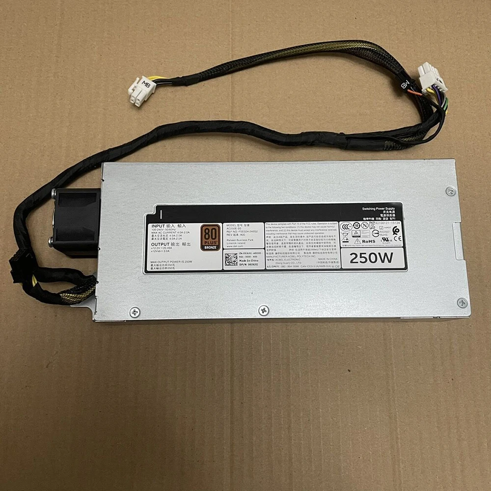 For DELL Powerage R230 P3G94 AC250E-S0 250W Power Server Power Supply