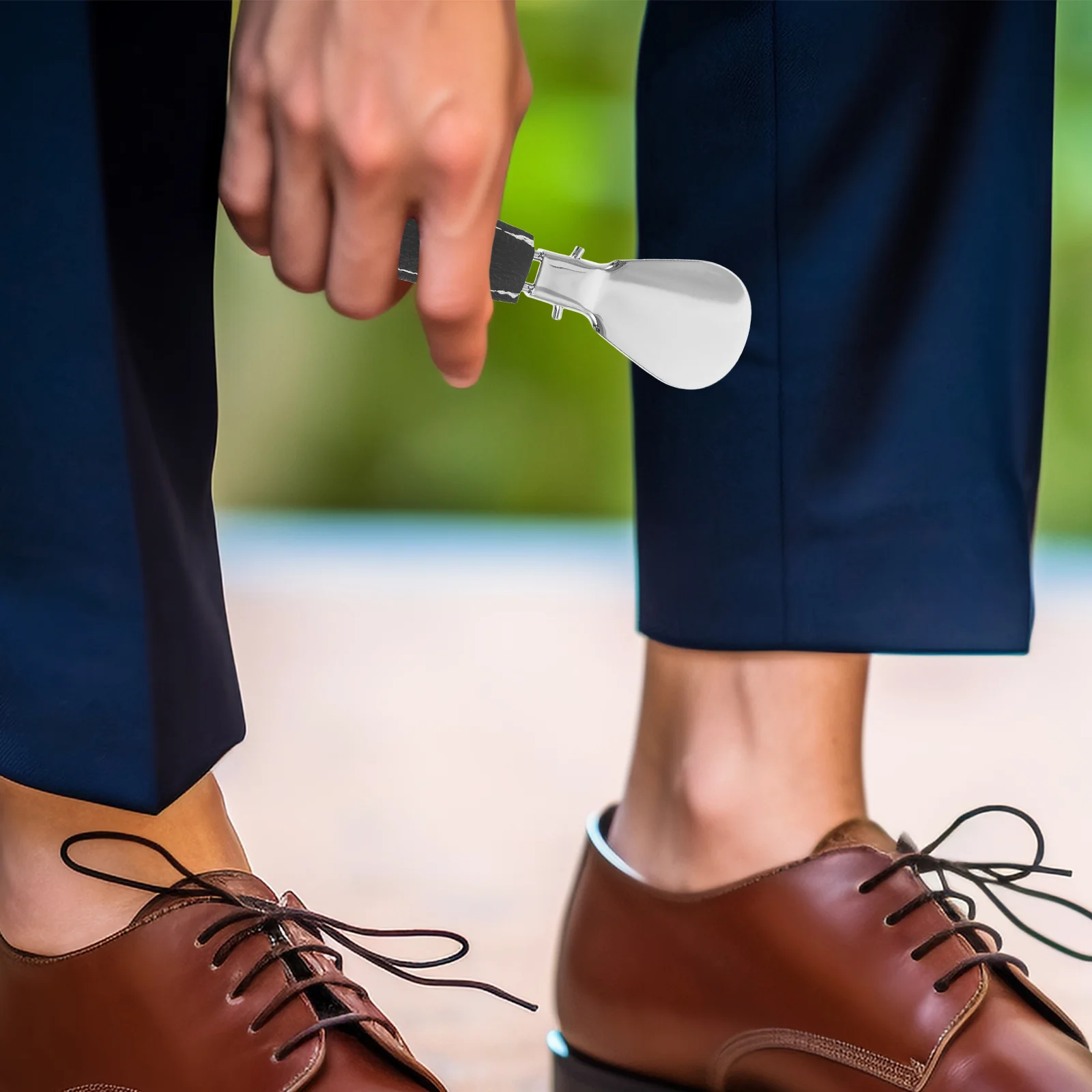 2 pçs pendurado sapato homem portátil mão bota de aço inoxidável para botas de cowboy curto