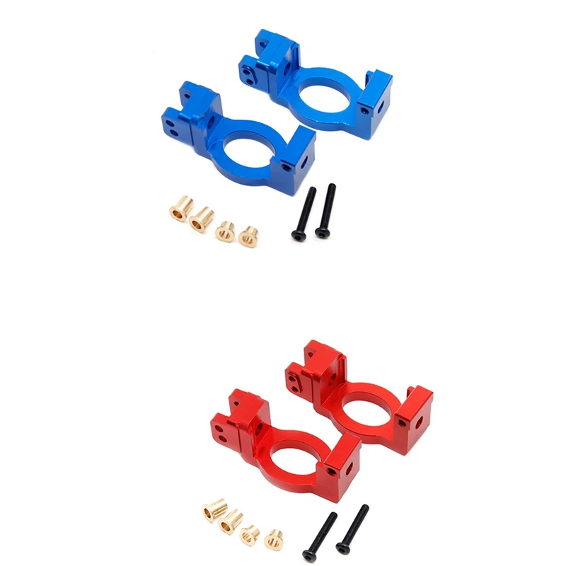 2Pcs Metal Front Caster Block C-Hub Carrier For 1/6 Redcat Racing Shredder RC Truck Upgrades Parts