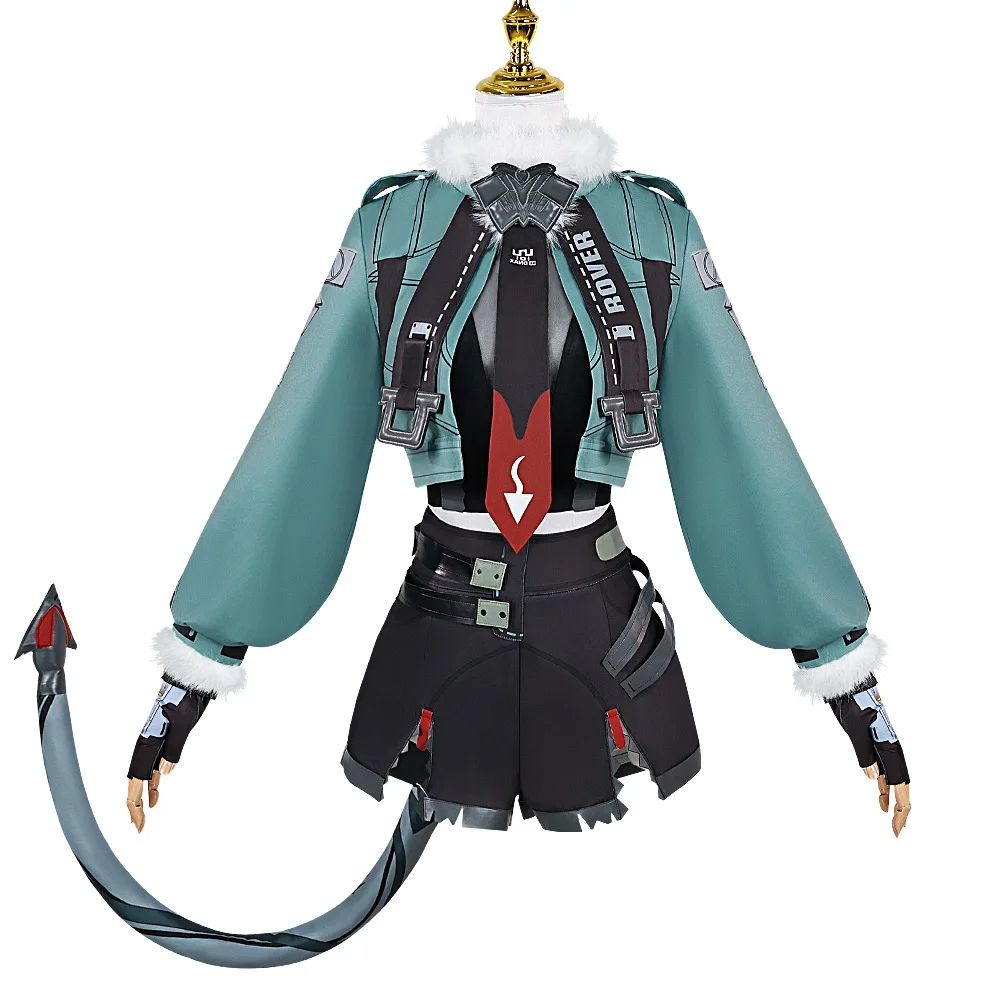 Zenless Zone Zero ZZZ Jane Doe Cosplay Costume Jane Doe Cos Uniform Wig With Prop Set Halloween Play Outfit for Woman