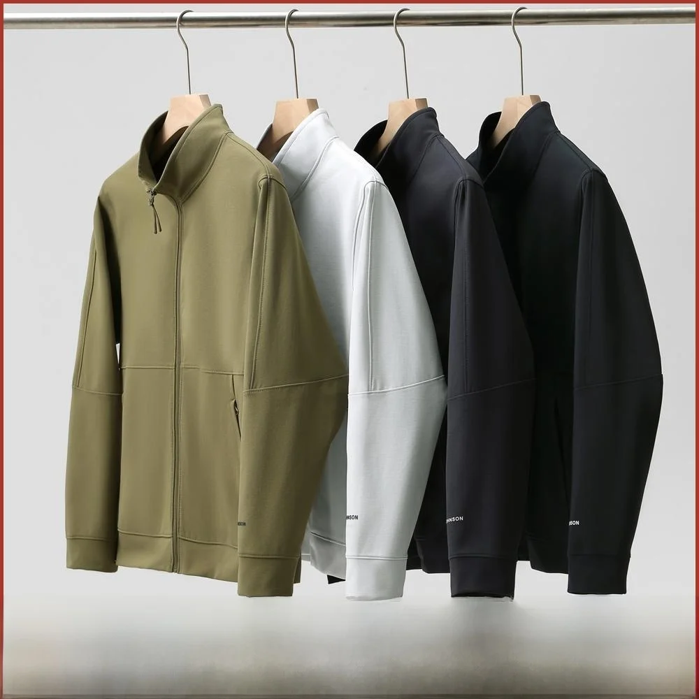 

Мужская дышащая текстура Leavo Johnson, верхняя одежда Jaet, длинная застежка-молния, весна-осень, молодежная мода