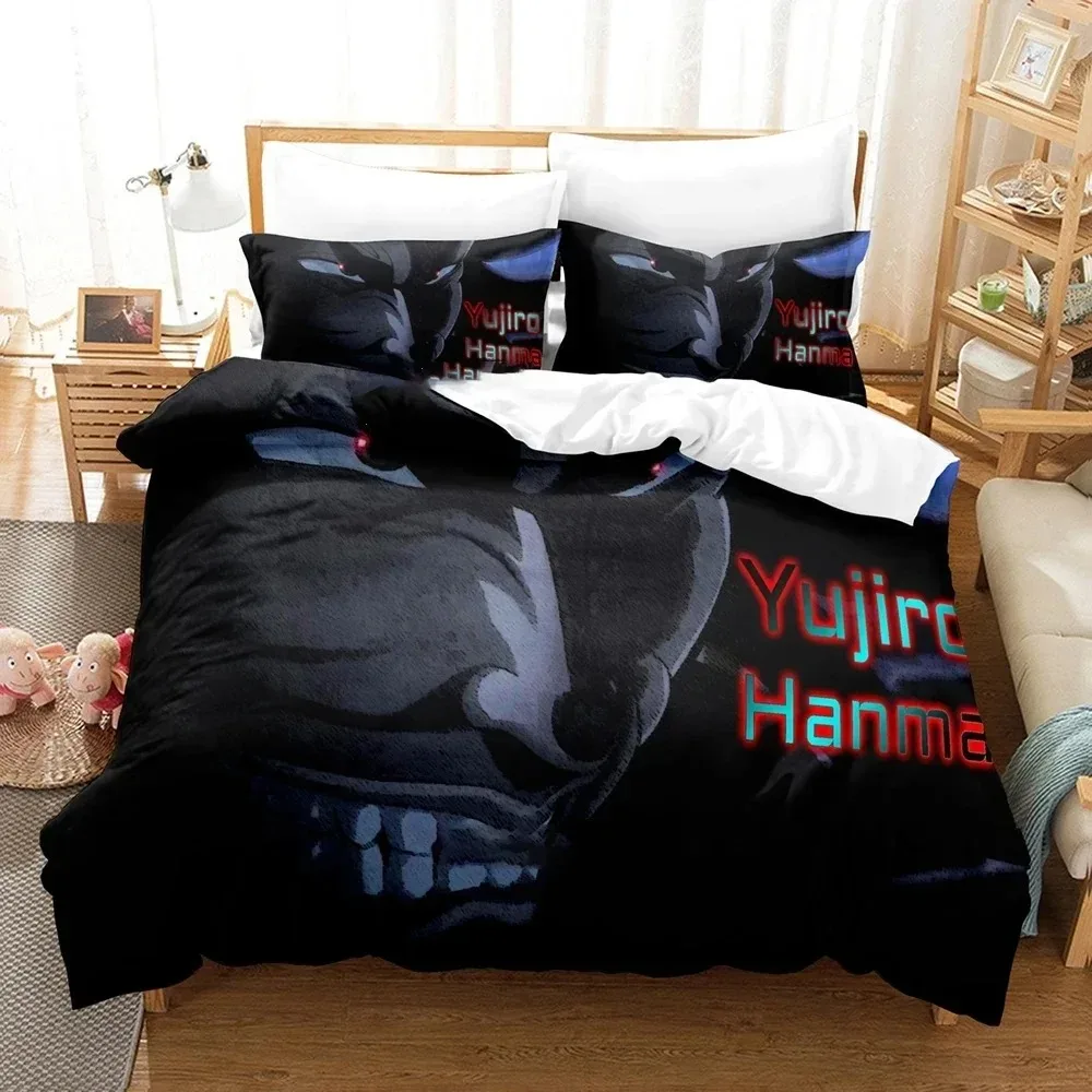 

Baki Hanma Anime Bedding Set For Bedroom Soft Modern Bedspreads Comefortable Kids Duvet Cover Quilt Cover And Pillowcase