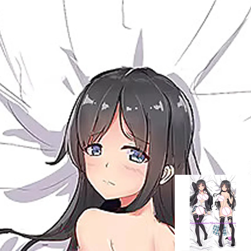 

Anime Pillow Cover Dakimakura Yukinoshita Yukino 2 Side Printed Hugging Body Pillowcase Cushion Cover Bedding Decor