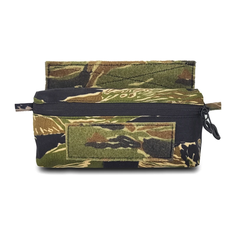 Tactical EDC Dump Drop Pouch Airsoft MK4/D3/FCPC Chest Rig Hanging Abdominal Pouch Multicam Expanded Plate Carrier Fanny Bag view 2
