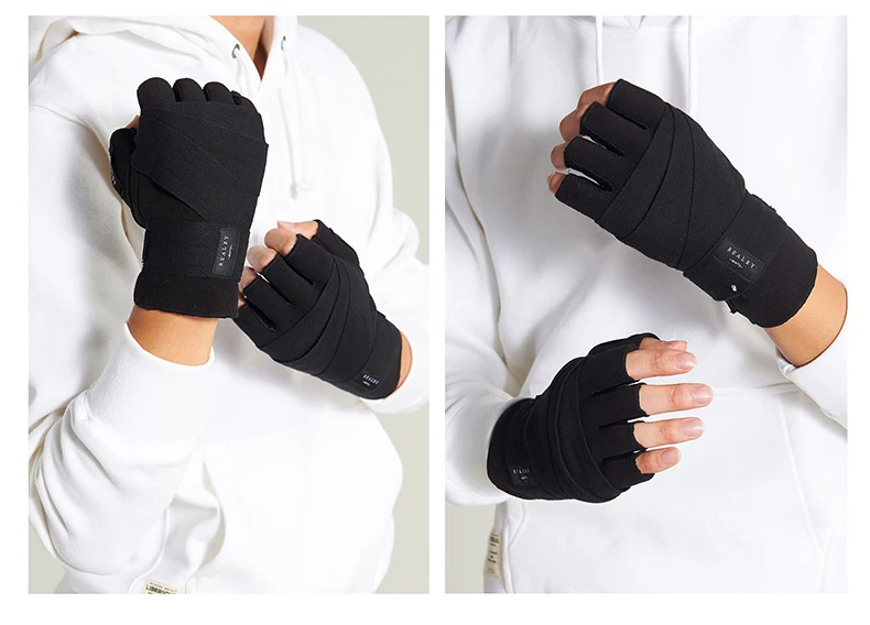 2025 Tactical Multi Function Bandage Boxing Training Fingerless Gloves Men Women Winter Warm Cycling Sport Techwear White Gloves