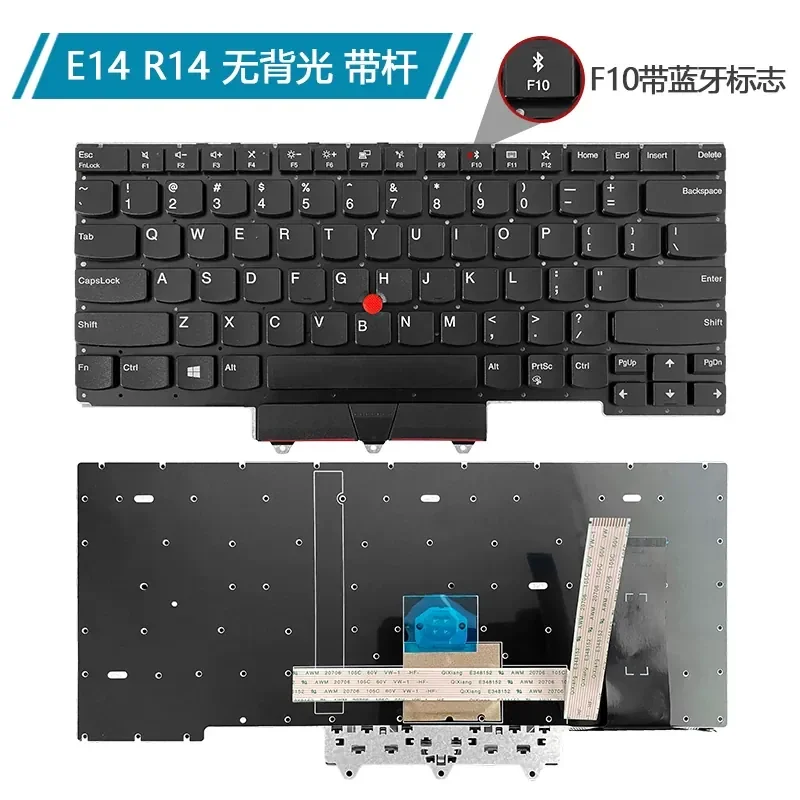 Teclado para Lenovo E14 R14 E15 R15 T14 T15P G L14 L15 P15S V S3Gen2