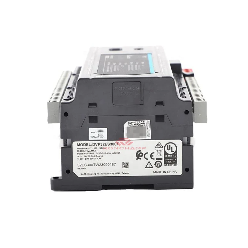 New Original DVP32ES300T PLC - ES3 Series High-Performance CPU, 16DI/16DO Transistor, Ethernet