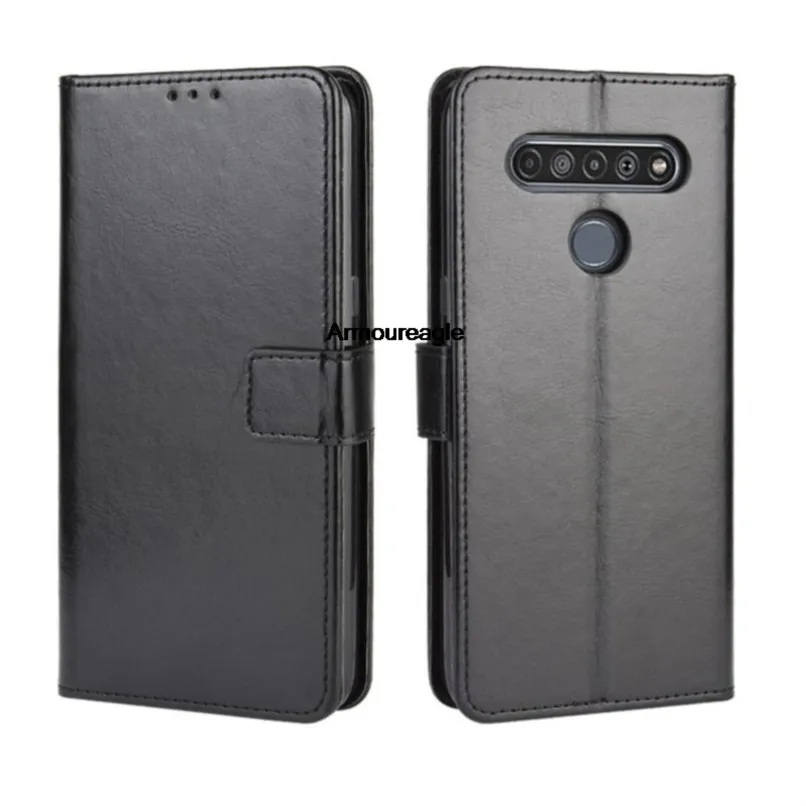 

for lg k41s case classic flip luxury pu leather phone case black guard on for lg k41s k 41s lgk41s case cover 6.5" shell shield