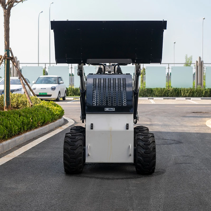 AOYU S360 Mini Skid Steer Loader Diesel Engine Pump 7.6KW 0.12m Bucket Capacity Efficient Wheel Loader Construction