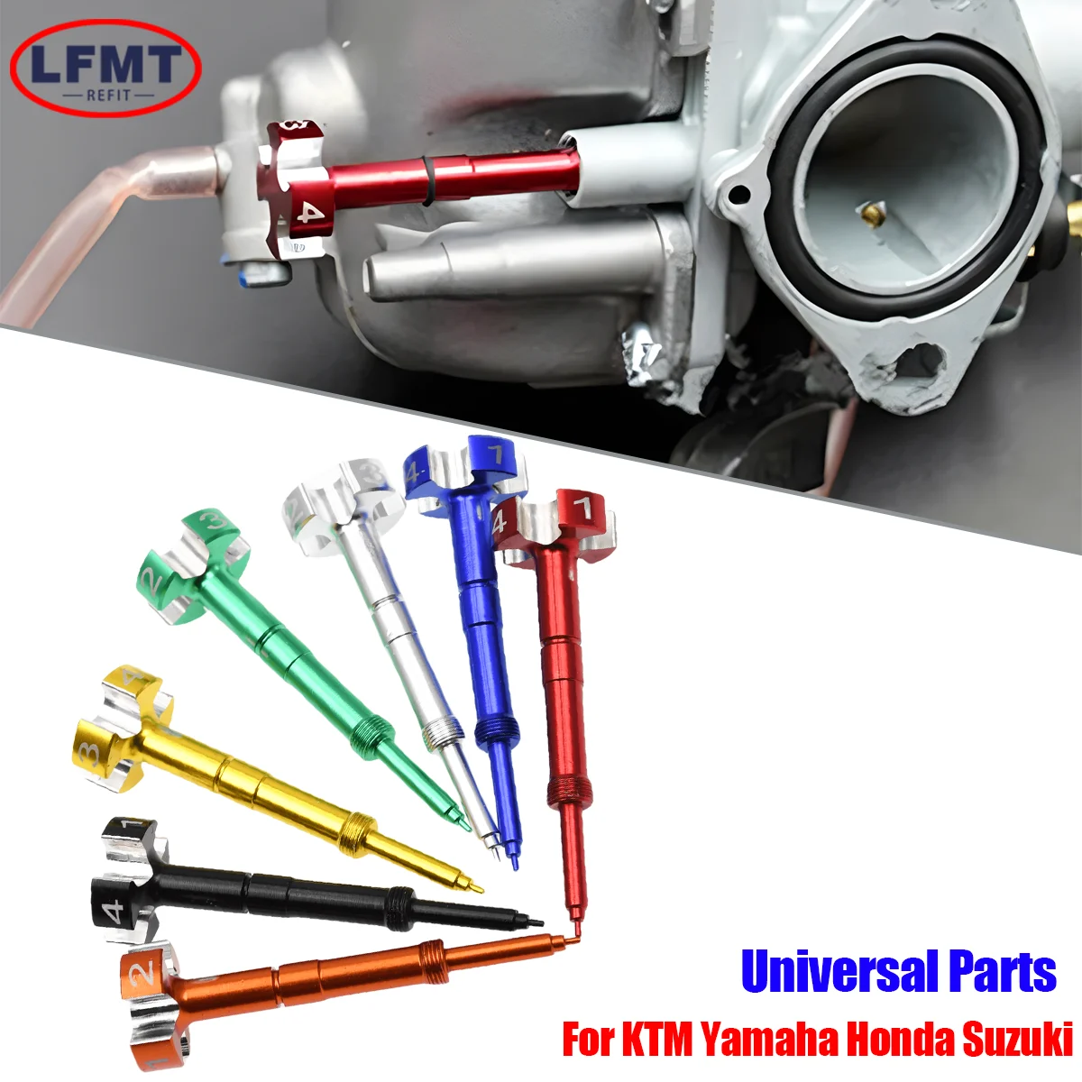 

Для KTM SXF XCF EXC SX XC Honda CRF Универсальные детали Карбюратор Регулируемый винт воздушно-топливной смеси для Suzuki RMZ Yamaha YZF