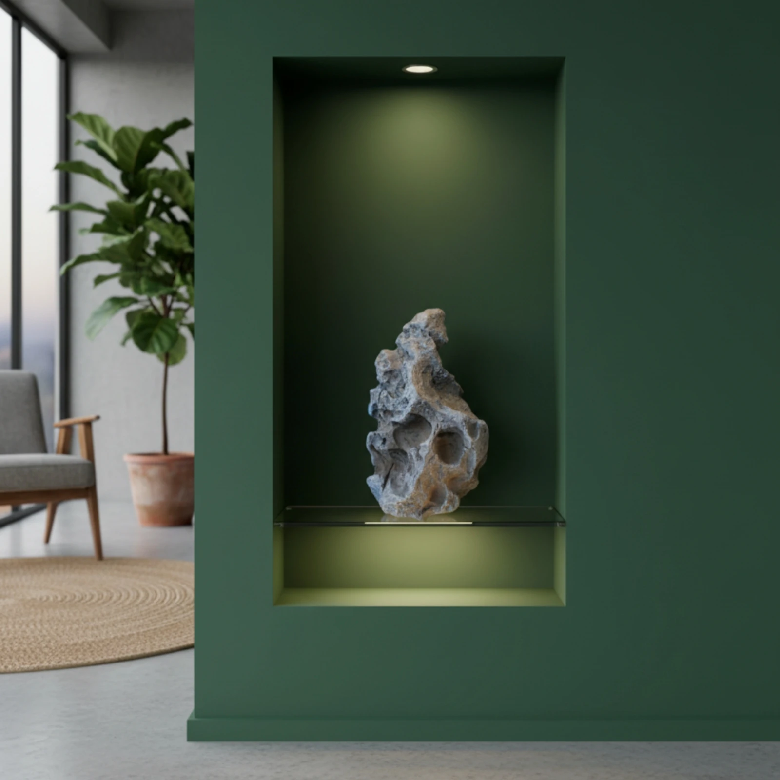 Künstlicher Stein mit Aufhänge – Interior Design Landscape Bewertung und Preis