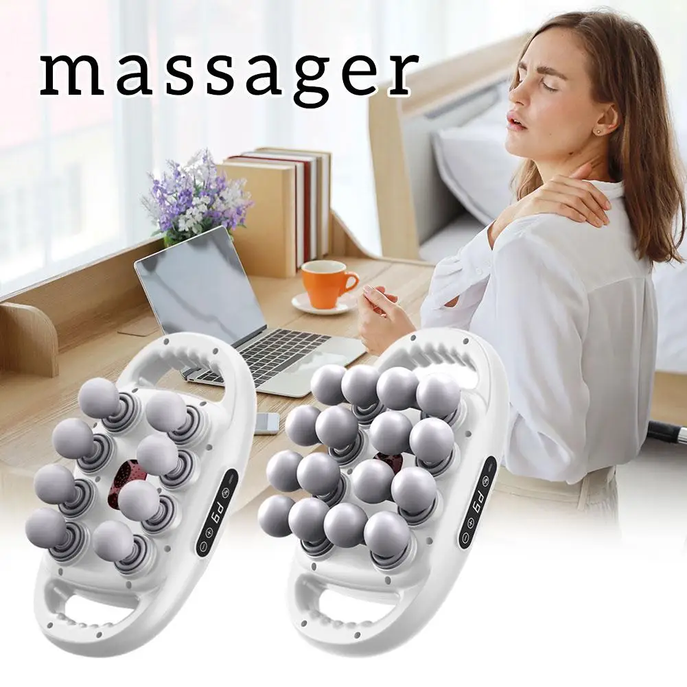 

16/8 Head Fascial Gun High Frequency Vibration Massager Waist Back Leg Muscle Relaxation 30 Intensity Levels Durable