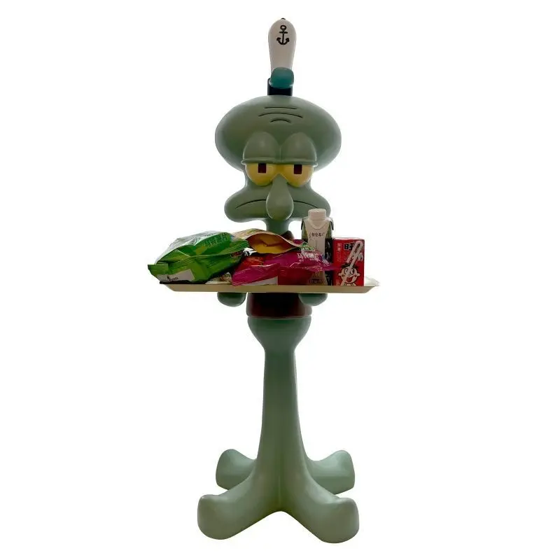 

Octopus brother tray floor-to-ceiling oversized ornament figure, living room rack next to migrant sofa