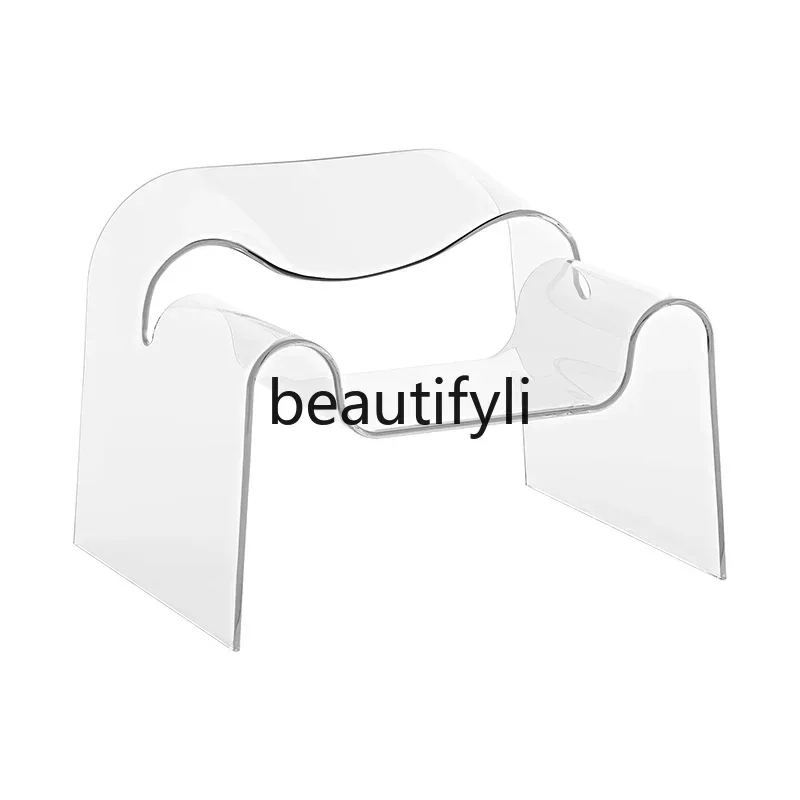 

ss D Acrylic transparent sofa chair Modern simple light luxury lazy single chair