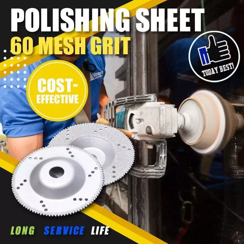 100MM Đánh Bóng Tấm Đá Hoa Cương Gạch Bát Tấm Đá Cực Đặc Biệt Đánh Bóng Lưỡi Dao Cắt Sắc Nét Hàn Đĩa Mài