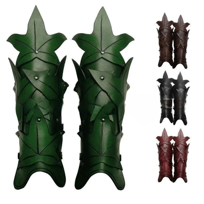 

Vintage Knight Arm Guard Medieval Bracers Adult Cosplay Party Costume Accessory Role Play Gauntlet