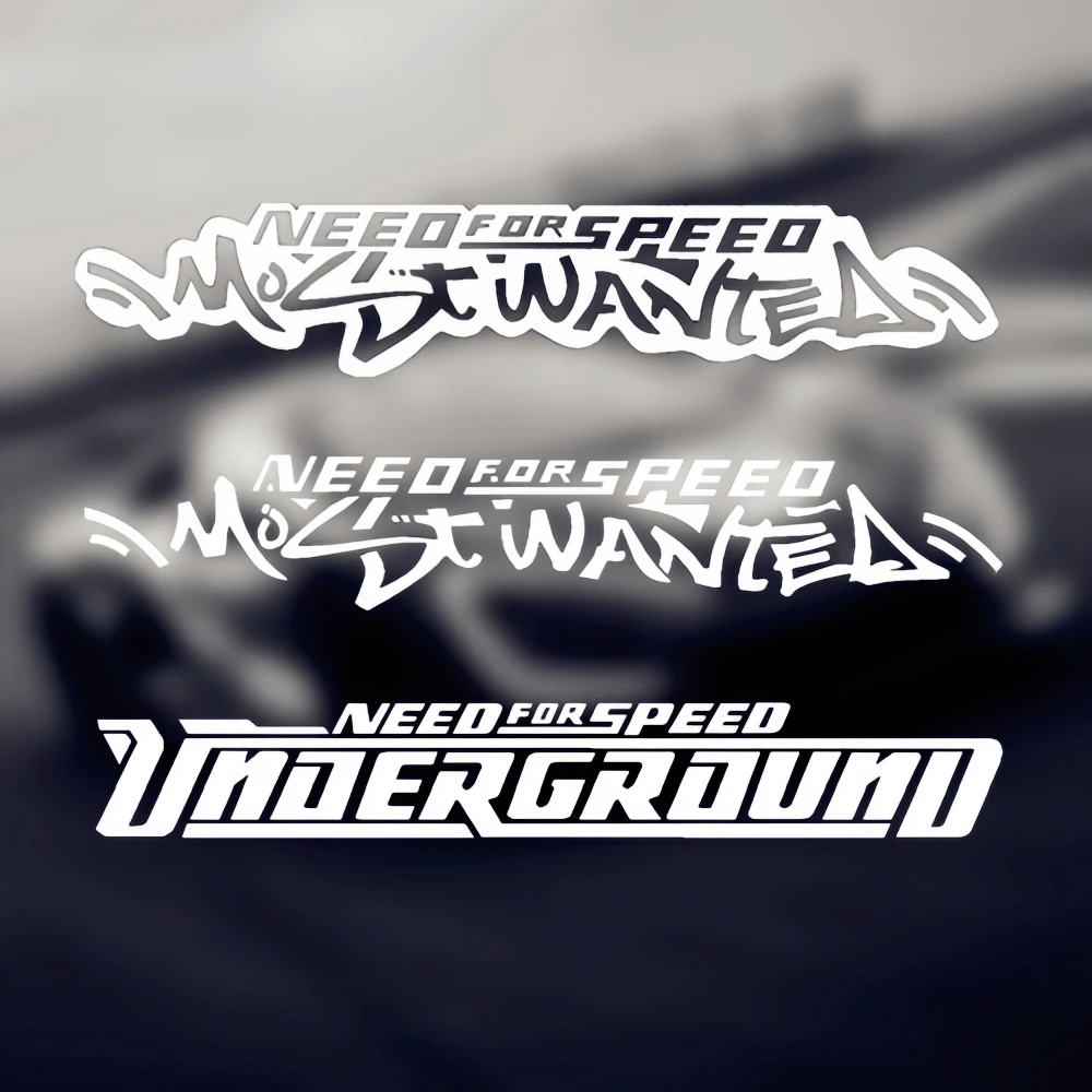 

Car Stickers 100cm NFS Need For Speed Most Wanted Underground Racing Game Decals For Doors Window Windshield Auto Tuning Styling