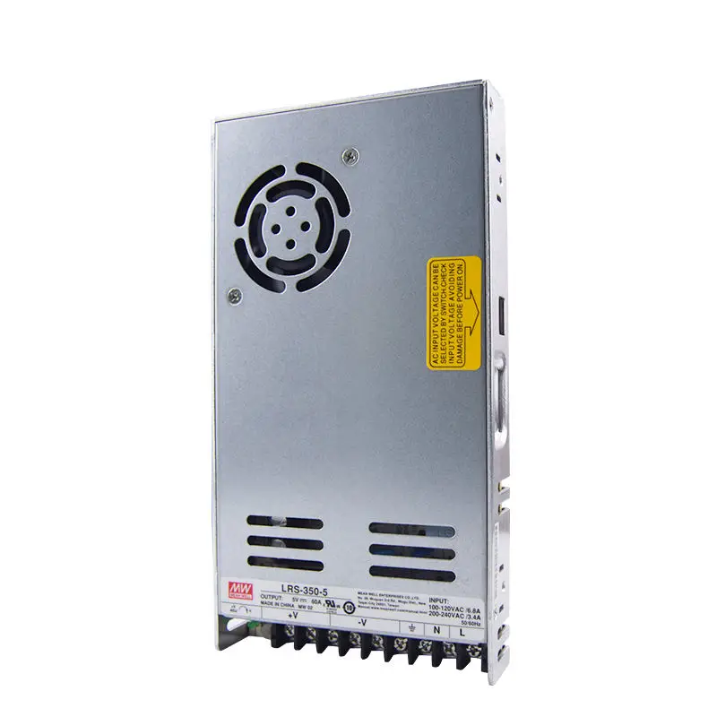 Meanwell Switching Power Supply 350W 5V 60A Single Output LRS-350-5 for PLC relay module Power Supply