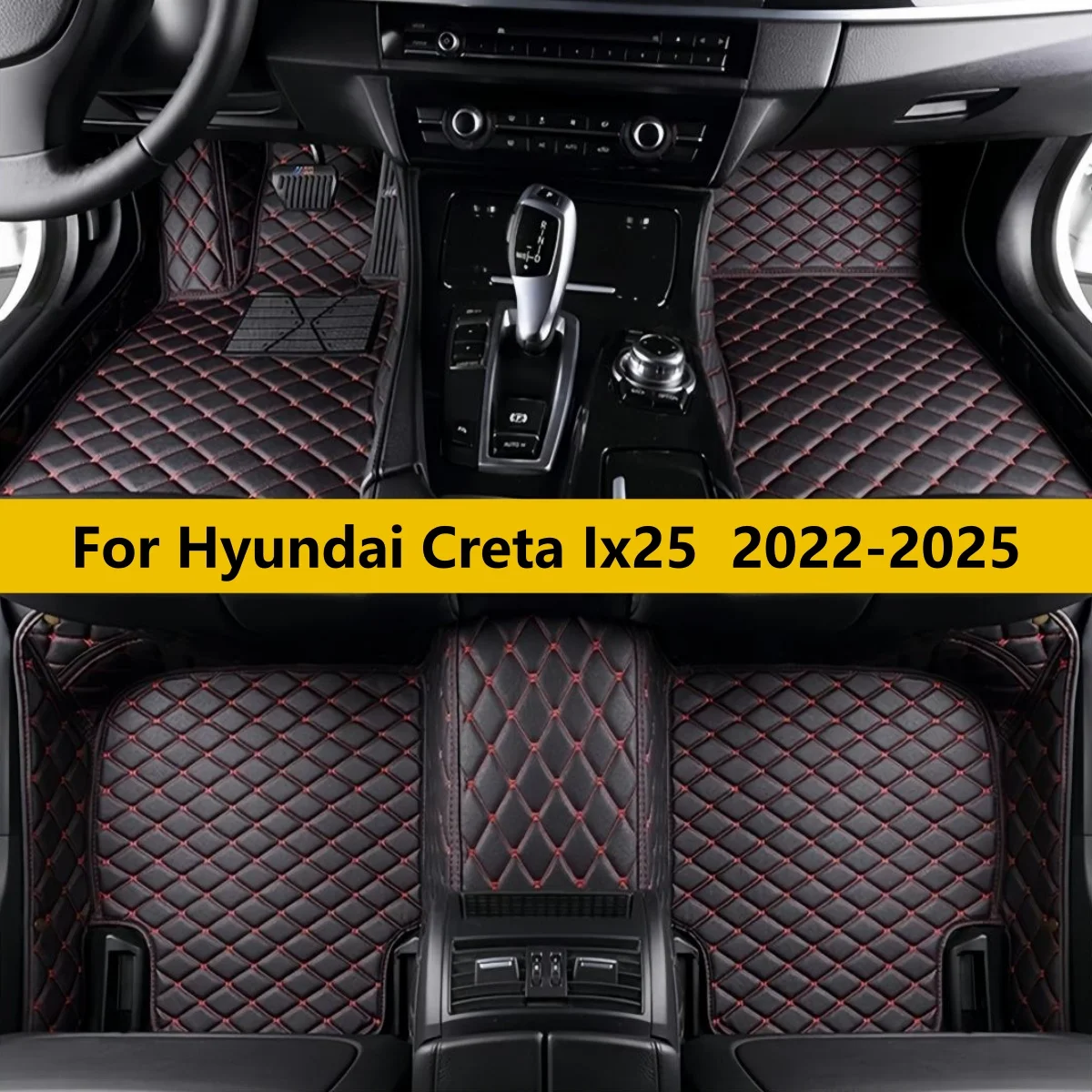 

Custom Car Floor Mats For Hyundai Creta Ix25 2022 2023 2024 2025 Car Floor Mats Full Set Foot Matts Rugs Auto Accessories