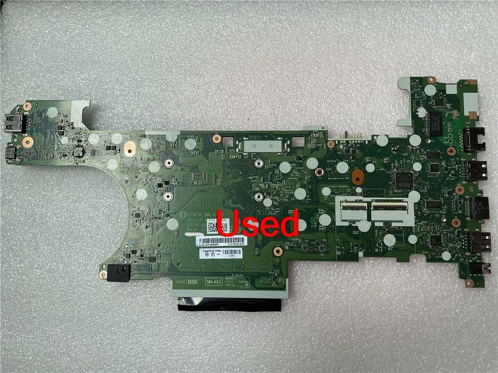 Imagem -02 - Laptop Motherboard para Lenovo Thinkpad T470 Nm-a931 Cpu I56300u Uma Fru 01hx616 01hw539 100 Testado ok