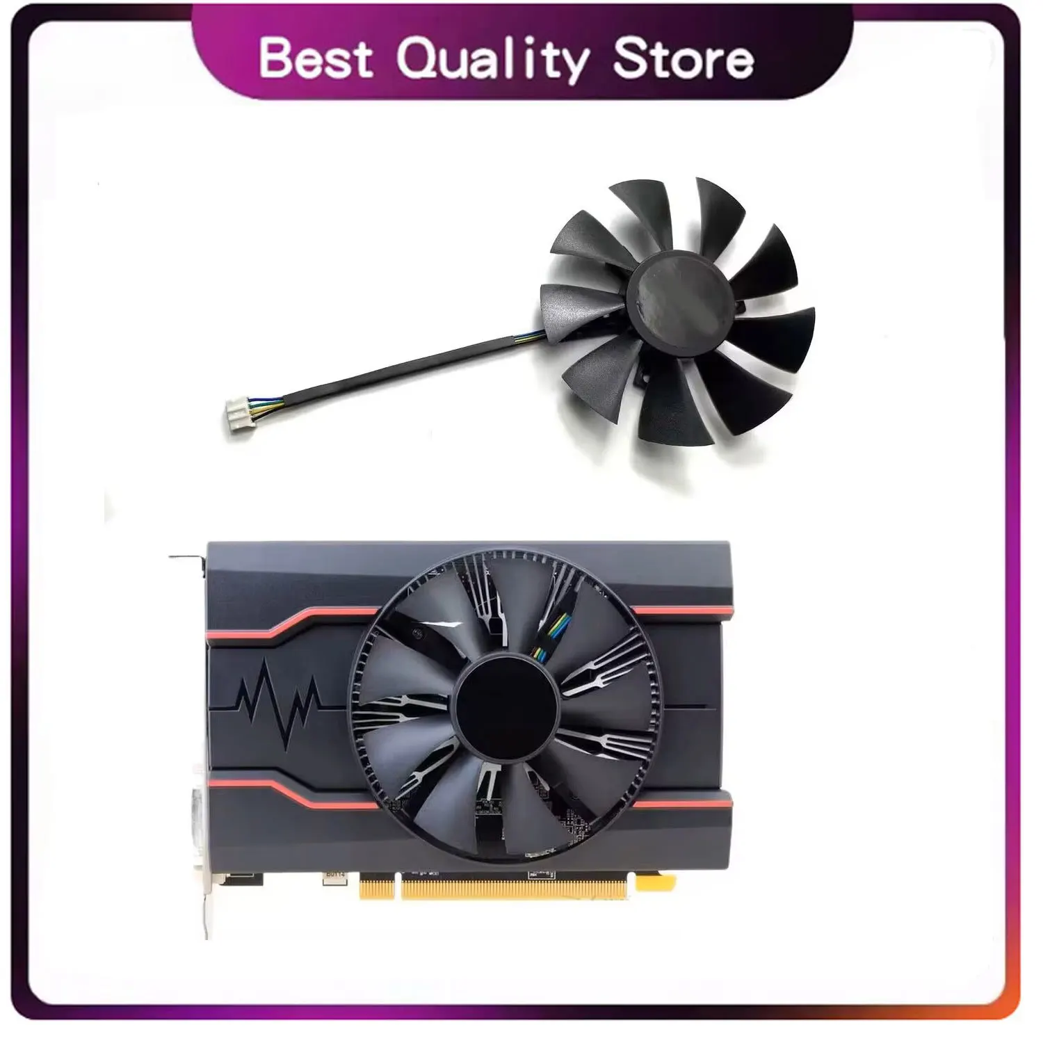 Brand new 85MM 4PIN GA91A2H suitable for Sapphire RX 550 560 460 R7 360 Platinum Edition OC graphics card