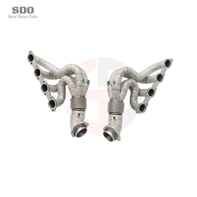 OEM  Heat Shield Manifold Exhaust for  360 F360 3.6 2003-2005 Quality Stainless Steel 304 Exhaust System High Performance