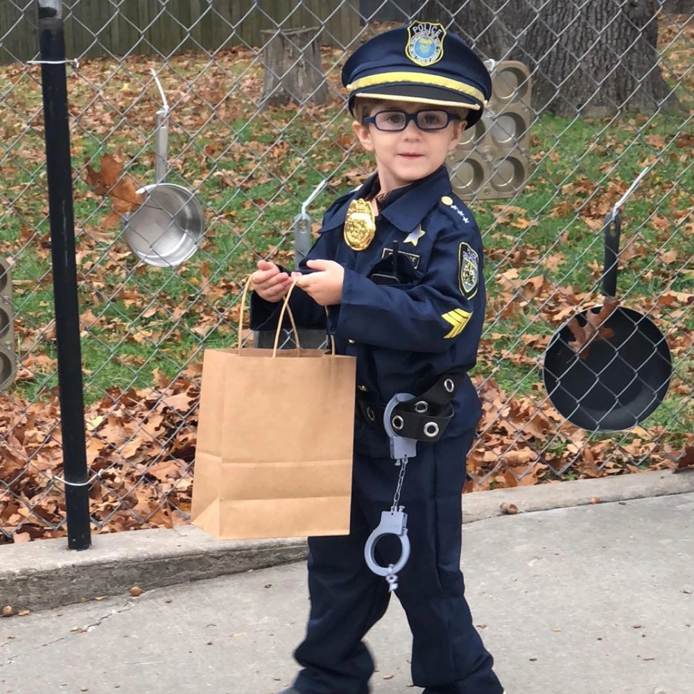 

Children Policeman Cosplay Costume Funny Drag Party Costumes Birthday Gift