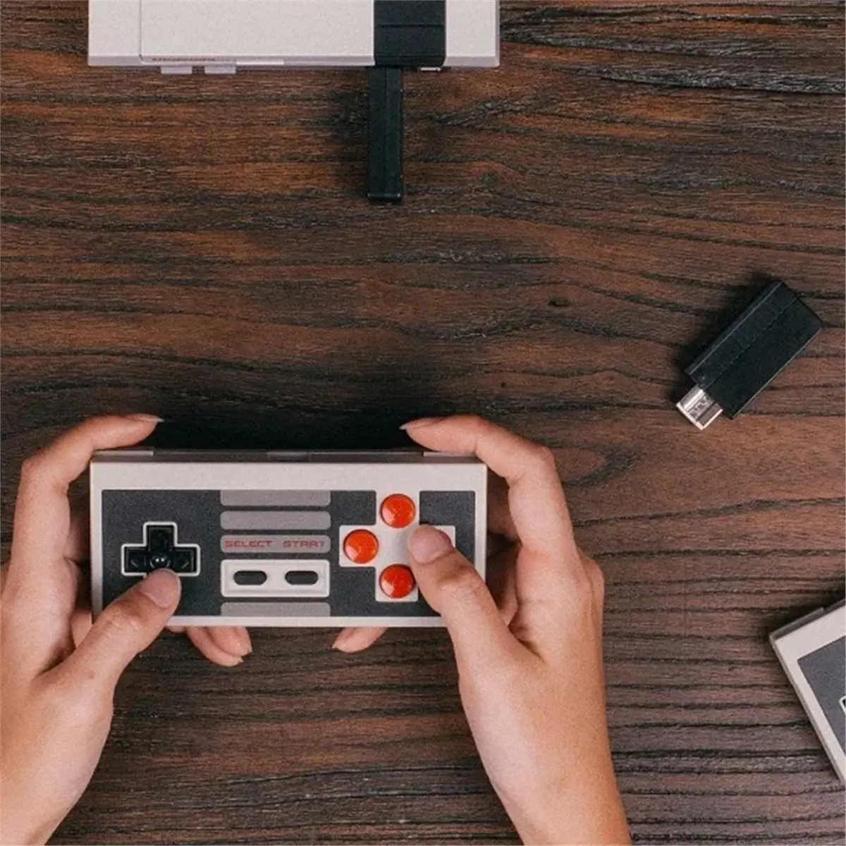 11·11COUPON Bluetooth Adapter for Mini SNES SFC Classic Edition Wireless Controller for Switch Pro and PC