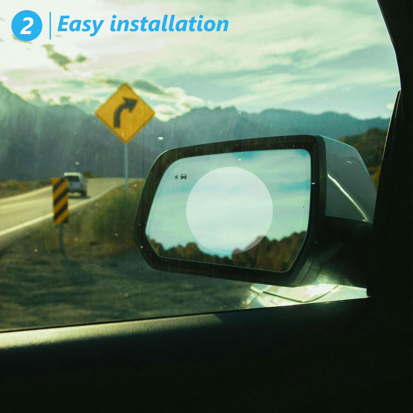 

4Pcs Anti-Fog Rain Guard Waterproof Clear Mirror Film Universal Car Truck Rearview Protector Stickers Car Mirror Rain Shield