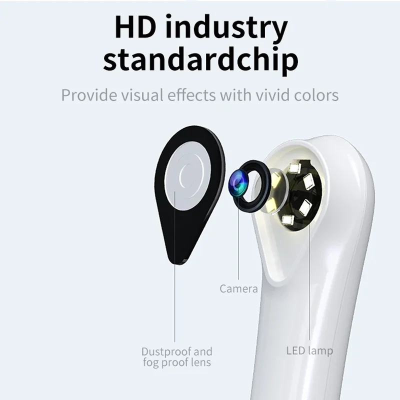 USB Digital Endoscope 3-in-1 Android Type-C And PC 480/1080P HD Visual Camera With 6/8LED Lights For Pet Skin Inspection