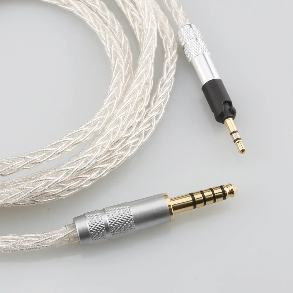 

HiFi Audiocrast 8 Core Silver Plated OCC Earphone Cable For Sennheiser HD598 HD559 hd569 hd579 hd599 hd558 hd518