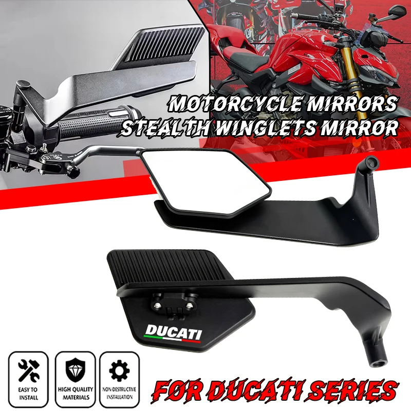 

Поворотные зеркала заднего вида для мотоциклов Ducati Streetfighter V2 V4 V4S 848 Monster 950 Multistrada V2 V4 Hypermotard 698 950