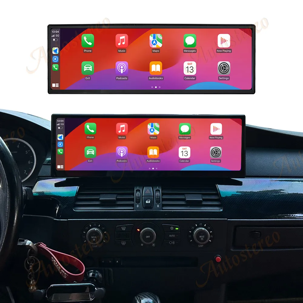 

ID8 14.9 Inch Android 13 Carplay For BMW 5 Series E60 2003-2010 Car Multimedia Player GPS Navigation Auto Radio Screen Head unit