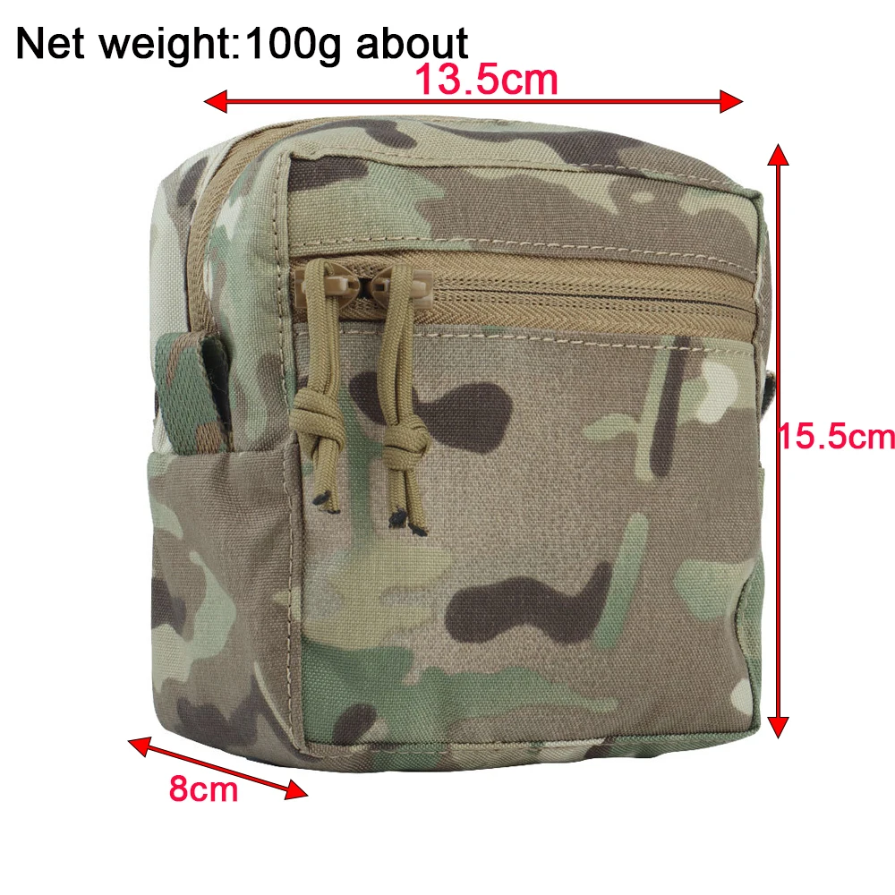 Tactifans Molle GP Pouch Klein Formaat MOLLE Vest Borst Rig Plate Carrier Belt Airsoft Tactical Huting Bags 500D Nyon Jacht