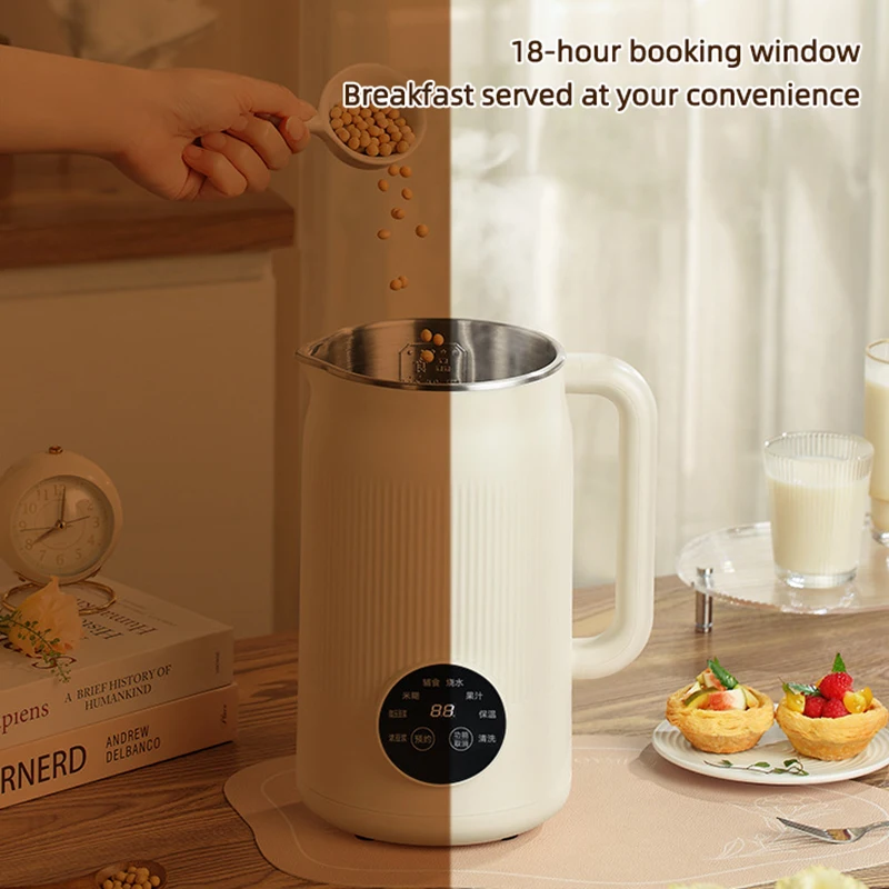 1000ml Soybean Milk Machine Automatic Intelligent Food Blender Electric Fruit Juicer Water Boiling Kettle Rice Paste Maker 220V image 6