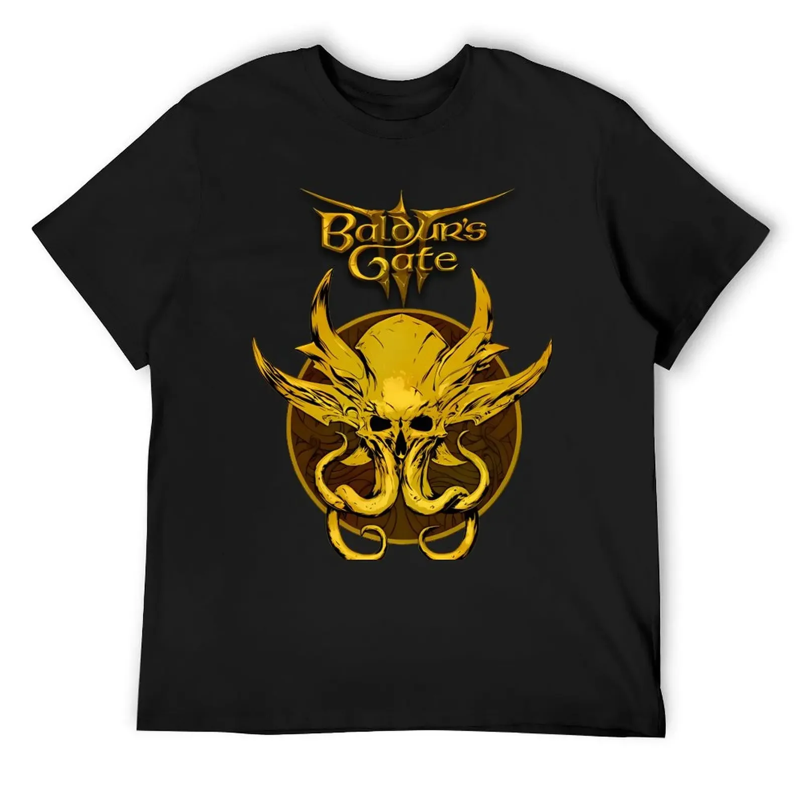 BG 3 Cthulhu illithid T-Shirt graphic t shirts for a boy vintage anime shirt plus sizes plain white t shirts men