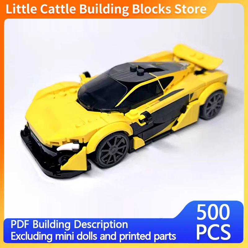 Speed Racing Car Model MOC Building Bricks P1 Hybrid Supercar Modular Technology Gifts Holiday Assemble Children Toys Suit