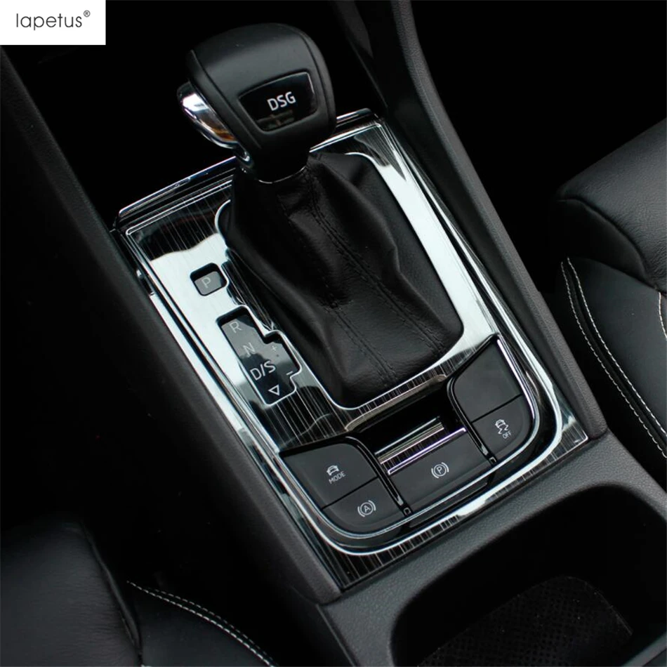 Window Lift / Central Air AC Frame / Gear Shift Panel Head Cover Trim Fit For Skoda Kodiaq 2017-2022 Stainless Steel Accessories