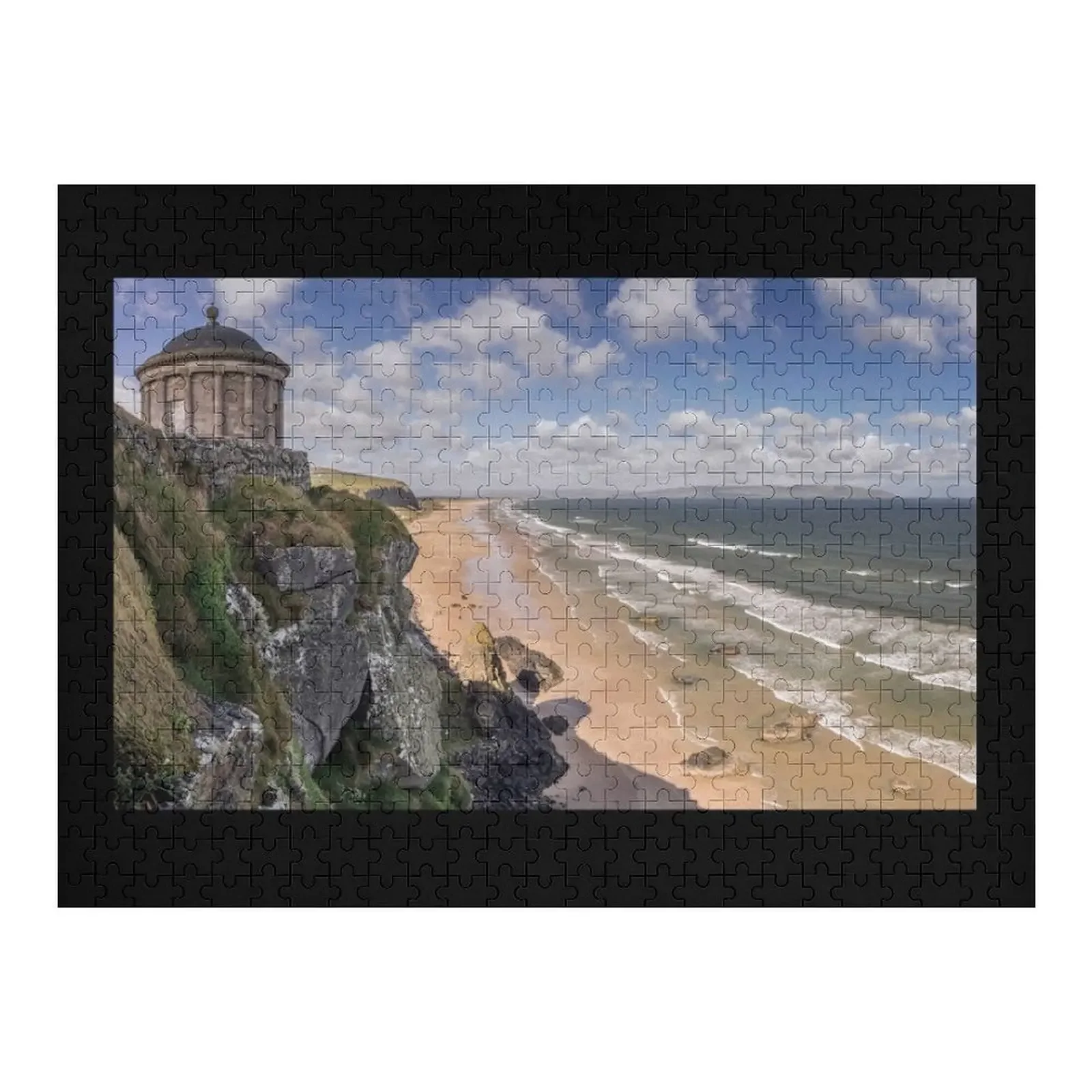 

Пазл с изображением храма Mussenden, персонализированный подарок для ребенка, индивидуальный фото, рождественские подарки, пазл