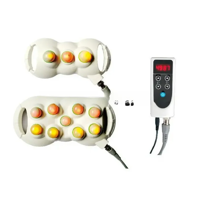 Far Infrared Hand Held Jade Heating Projector With 9  3 Balls Massage Set