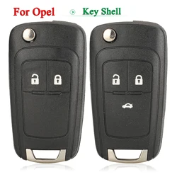 jingyuqin 2/3 Buttons Replacement Flip Remote Key Shell Case For Opel Vauxhall Insignia Astra J Zafira C Mokka HU100 Blade Fob